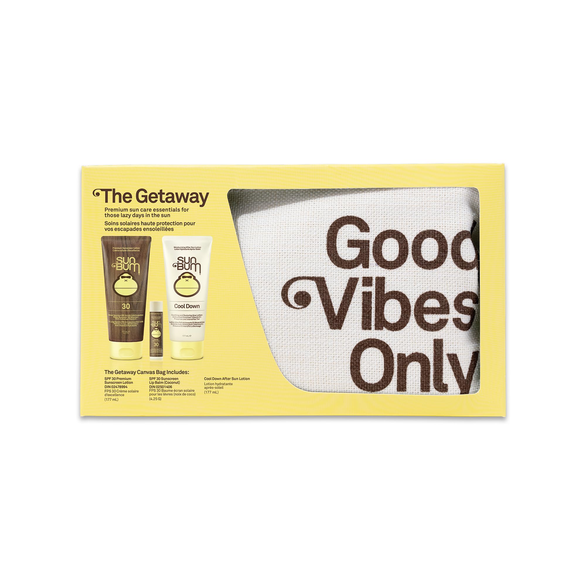 Sun Bum The Getaway | SPF 30 Sunscreen Lotion, Cool Down Lotion and SPF 30 Coconut Lip Balm 🍁 All In One Marketplace Canada