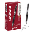 uni-ball Signo 207 Retractable Gel Pens, Ultra-Micro Point, Black Ink, 12 Count (Pack of 1) (1790922) , Packaging may vary 🍁 All In One Marketplace Canada