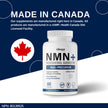 NMN w/Quercetin & Resveratrol For Enhanced NAD+ Levels - More Effective Than NMN Alone, High Purity 99% Nicotinamide Mononucleotide & Resveratrol For Cellular Health, NAD Supplement, 60 Capsules 🍁 All In One Marketplace Canada