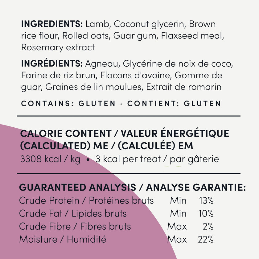 Crumps' Naturals, Mini Trainers Lamb (semi-Moist), 300 g, Dog Treats 🍁 All In One Marketplace Canada