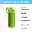 THERMOS FUNTAINER Water Bottle with Straw, 14oz, Lime 🍁 All In One Marketplace Canada