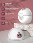 Momcozy M5 Smart App Control Hands Free Breast Pump, Double Wearable Breast Pump of Baby Mouth Double-Sealed Flange with 3 Modes & 9 Levels, Electric Pump Portable - 24mm, 2 Pack, Cozy Red 🍁 All In One Marketplace Canada