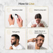 DermTech Derma Microneedling Roller - 0.5mm Titanium Needles - Designed in Canada - 540 Needles - For Men and Women - Beard Roller Face Roller (Matte Black) 🍁 All In One Marketplace Canada