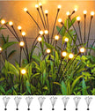SIOTMERA 8 Count Solar Lights Outdoor Waterproof IPX5, Solar Garden Lights, Wind Swaying Firefly Lights, Solar Christmas Lights, for Yard Lawn Pathway Decoration Lighting,6LED WarmYellow 🍁 All In One Marketplace Canada