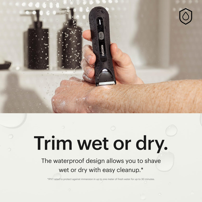 MANSCAPED® The Lawn Mower® 3.0 PLUS Groin & Body Hair Trimmer – Updated SkinSafe® Trimmer Blade, Waterproof Wet/Dry Groomer, USB-C Rechargeable, Men’s Wireless Ball Shaver 🍁 All In One Marketplace Canada