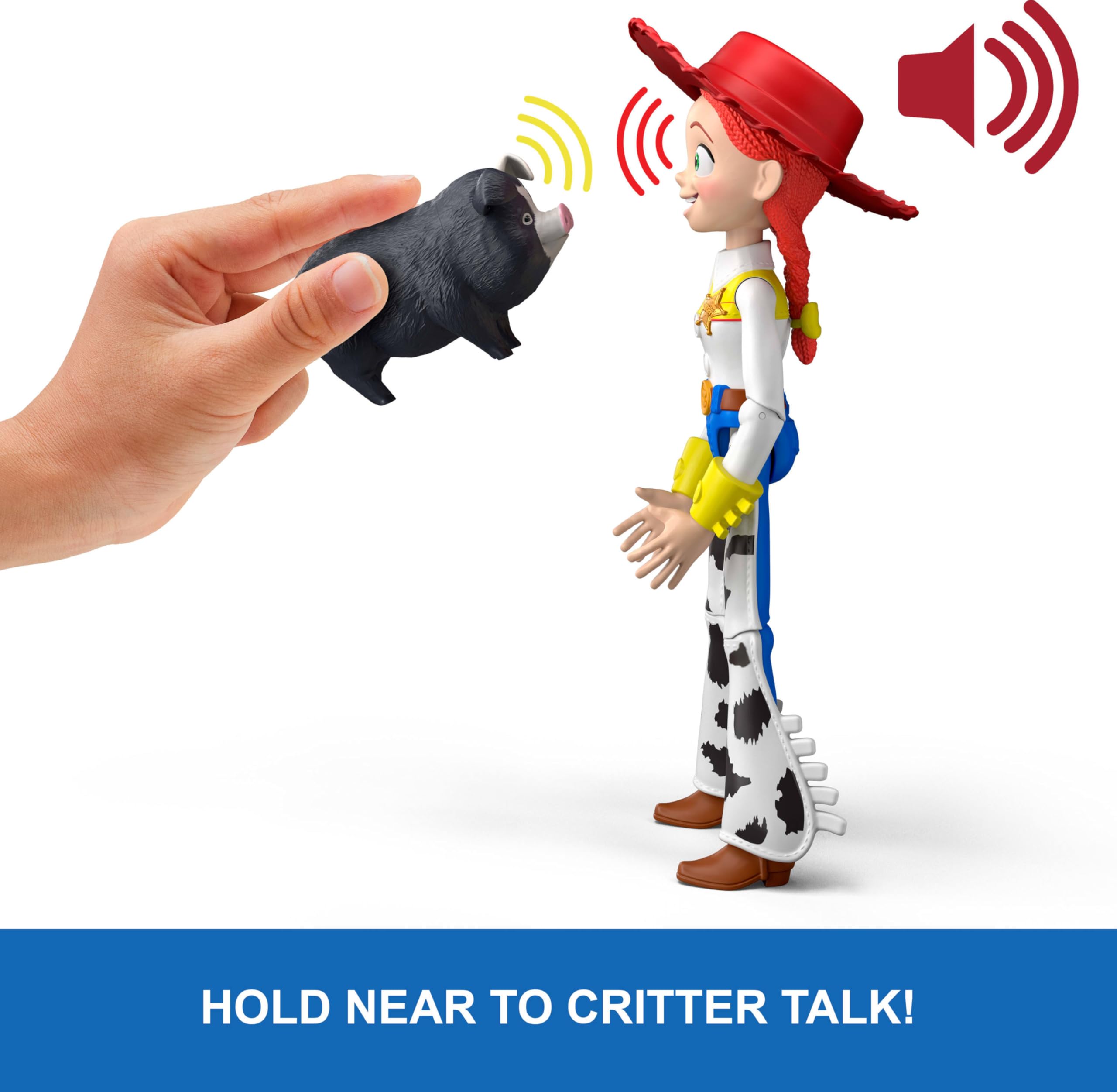 Mattel Disney and Pixar Toy Story 5 Critter Talk Jessie, 12 Inch Posable Action Figure Toy & Jimmy Dean, 35 Plus Movie Sounds & Phrases 🍁 All In One Marketplace Canada