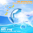 Kids Goggles Swimming, 2 Pack Kids Swimming Goggles for Age 4-14 Wide Vision Anti-Fog UV Protection Waterproof for Boys Girls 🍁 All In One Marketplace Canada