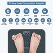 Homebuds Digital Bathroom Scale for Body Weight and Body Fat, Weighing Professional Since 2001, Body Composition Monitor Professional for BMI Fat Water Muscle with App, 400lb, Blue 🍁 All In One Marketplace Canada