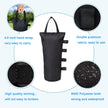 MOPHOEXII 4-Pack 112 LBS Extra Large Pop up Canopy Weights Sand Bags for Outdoor Pop Up Canopy Tent Gazebo Outdoor Instant Canopies Sand Bags without Sand - Black 🍁 All In One Marketplace Canada
