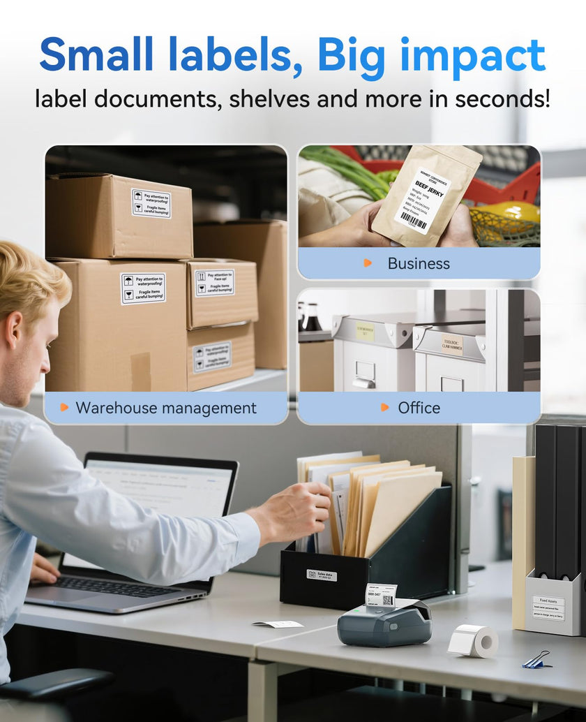 NIIMBOT B1 Label Maker Machine with Tape, Thermal Name Tag Sticker Printer 🍁 All In One Marketplace Canada