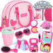 INNOCHEER Little Girls Purse, Kids Toy Purse with Pretend Makeup, Play Purse for Little Girls, Pretend Play Toddler Purse, Birthday Christmas Princess Gifts Toys for Girls 3 4 5 6 7 8 Year Old 🍁 All In One Marketplace Canada