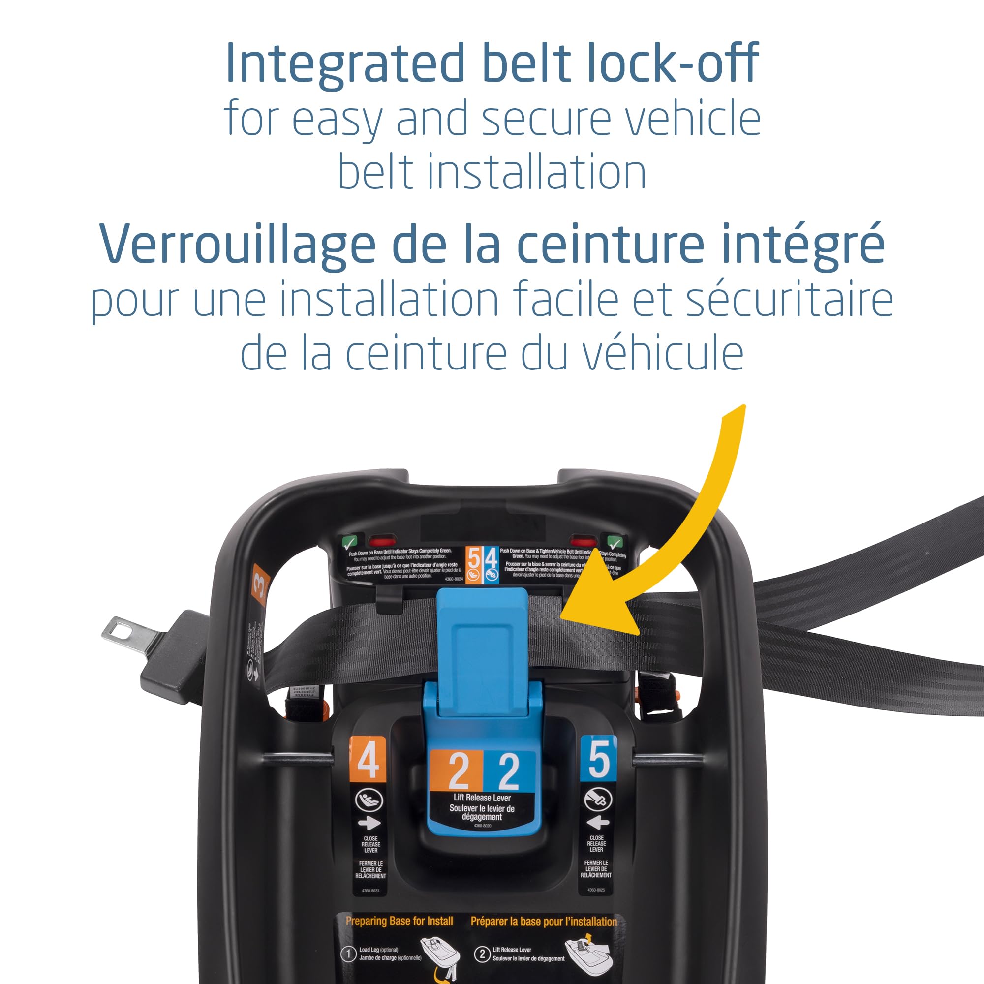 Maxi Cosi Mico Infant Car Seat Base - Compatible with All Mico Infant Car Seats, Adjustable, Anti-Rotation Stability Leg, Integrated Belt Lockoff, Self-Retracting One-Click UAS System, Black 🍁 All In One Marketplace Canada
