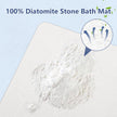 Ceecysaa 60 x 39cm Stone Bath Mat, Diatomaceous Earth Quick Dry Non Slip, White 🍁 All In One Marketplace Canada