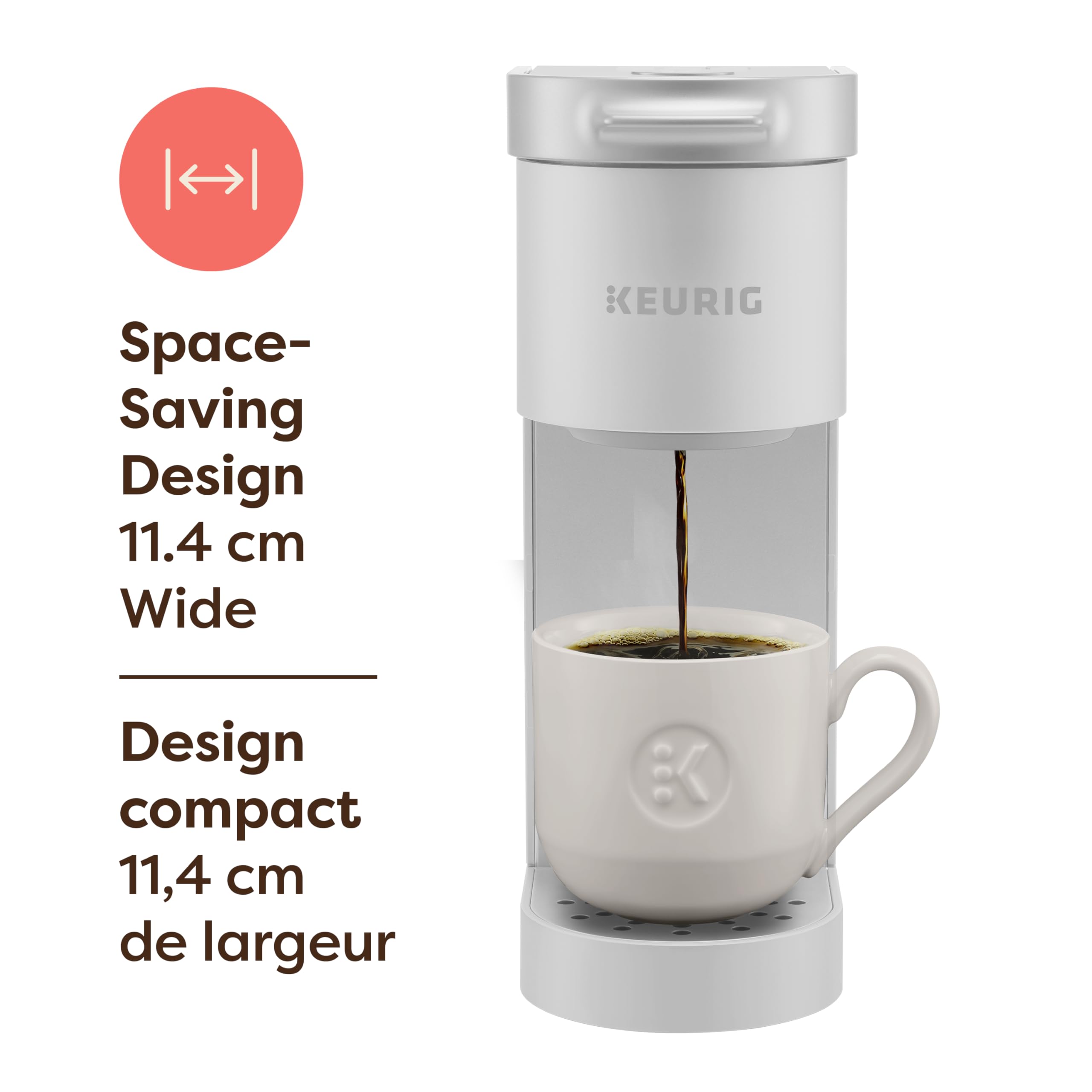 Keurig K-Mini Go Single Serve K-Cup Pod Coffee Maker, Warmstone 🍁 All In One Marketplace Canada