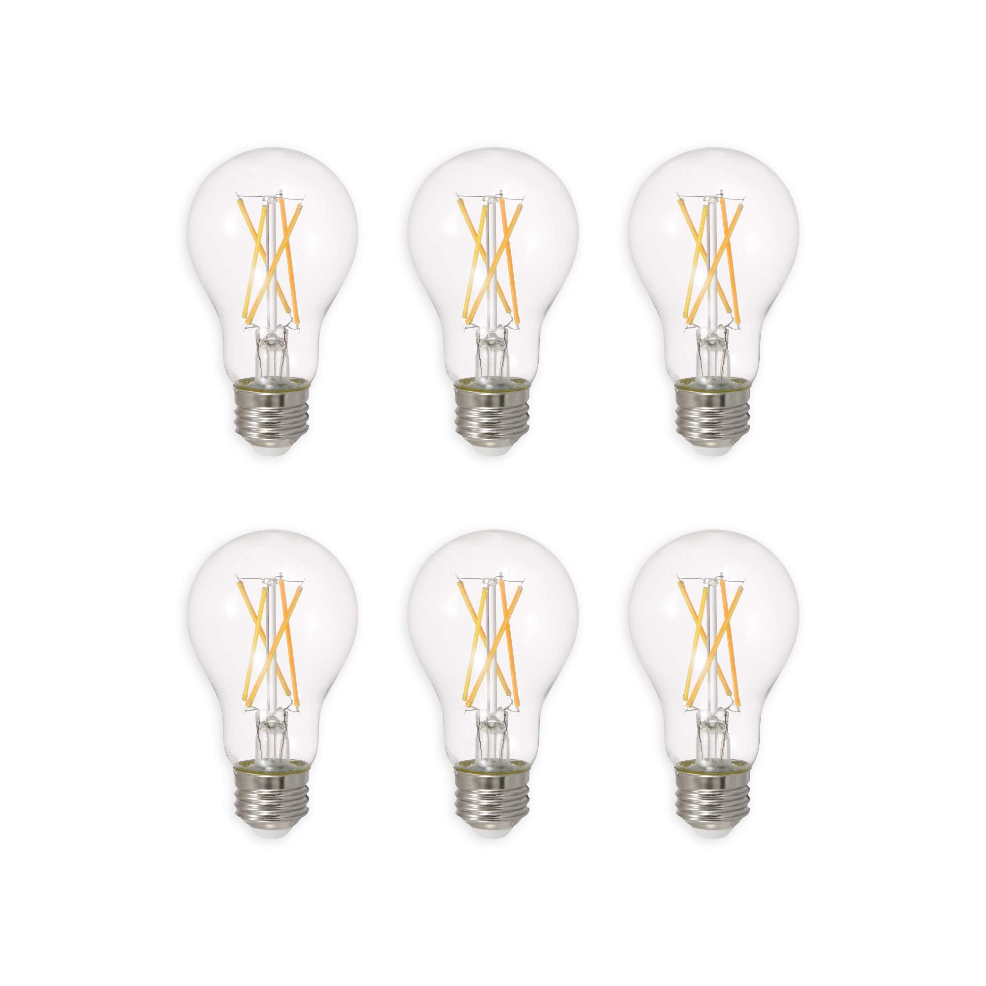 Sylvania LED TruWave Natural Series Light Bulb, 60W Equivalent, Efficient 8W A19, Medium Base, Dimmable, 800 Lumens, 2700K, Soft White, Clear - 6 Count (Pack of 1) (40806) 🍁 All In One Marketplace Canada