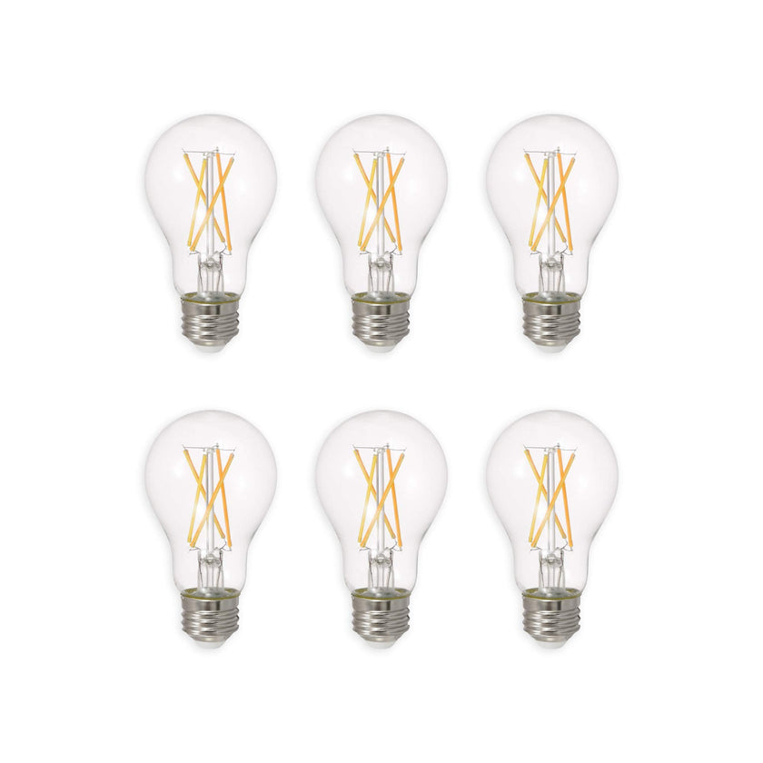 Sylvania LED TruWave Natural Series Light Bulb, 60W Equivalent, Efficient 8W A19, Medium Base, Dimmable, 800 Lumens, 2700K, Soft White, Clear - 6 Count (Pack of 1) (40806) 🍁 All In One Marketplace Canada