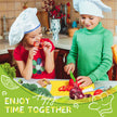 Montessori Kitchen Tools for Toddlers-Kids Cooking Sets Real-Toddler Safe Knives Set (13pcs) 🍁 All In One Marketplace Canada
