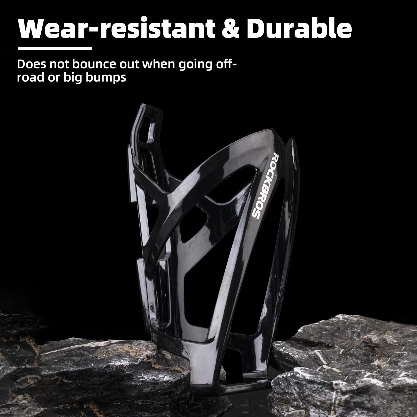 ROCKBROS Bike Water Bottle Holder Ultra-Light Bicycle Bottle Cages with Screws Tool, Universal Bike Cup Holder for Road MTB Mountain Bikes Cycling Accessories（2 Pack） 🍁 All In One Marketplace Canada
