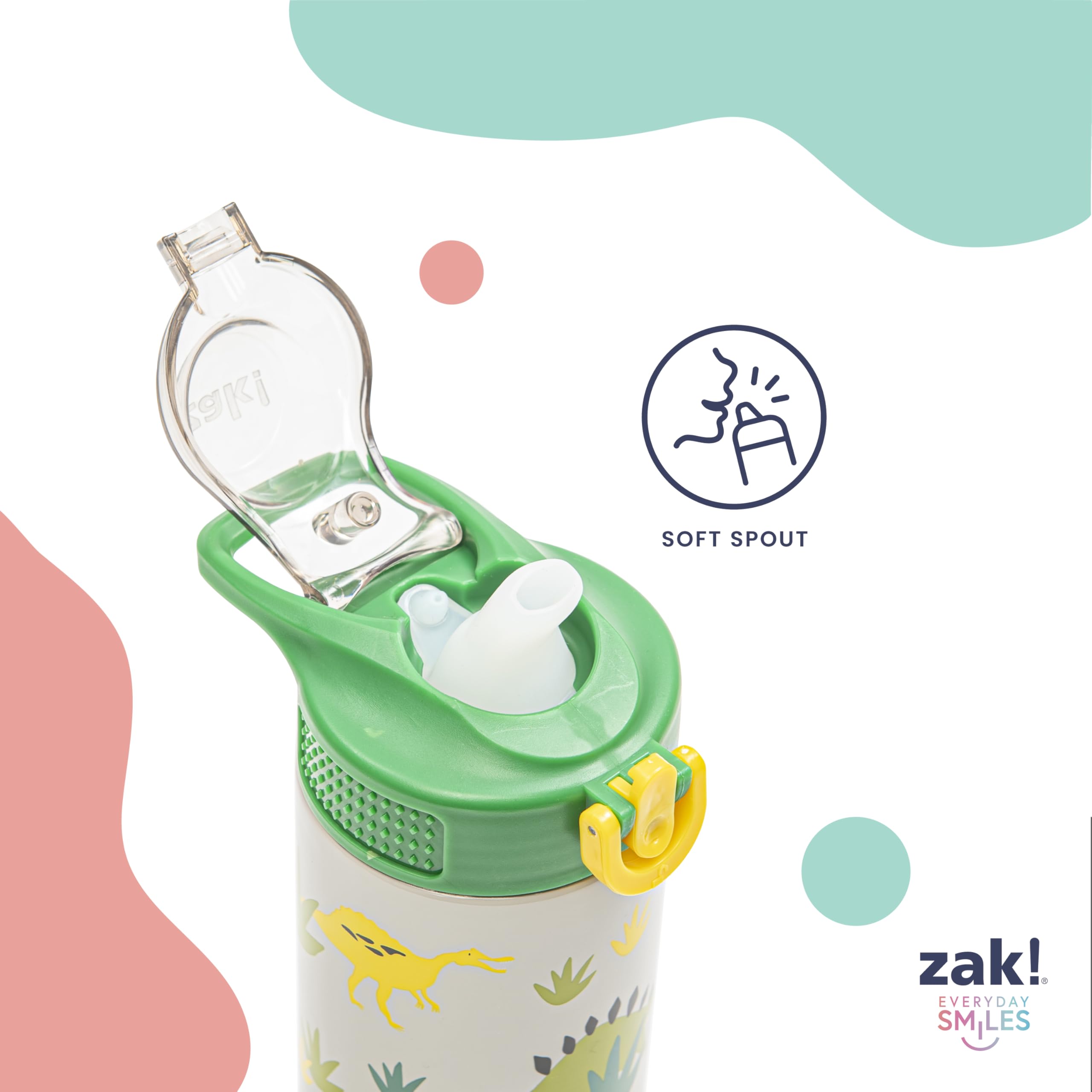 Zak Designs Kpop Demon Hunters Sage 19oz Leak-Proof Straw Kids Water Bottle 🍁 All In One Marketplace Canada