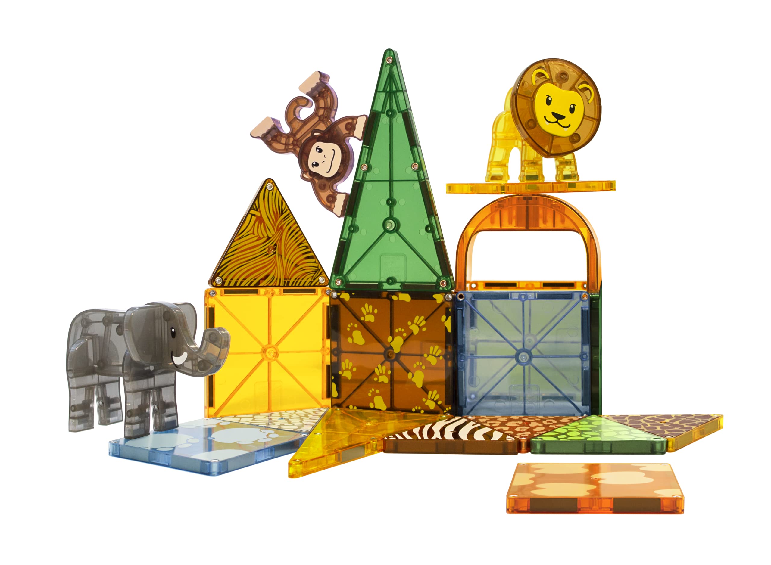 MAGNA-TILES Safari Animals 25-Piece Magnetic Construction Set, The Original Magnetic Building Brand 🍁 All In One Marketplace Canada