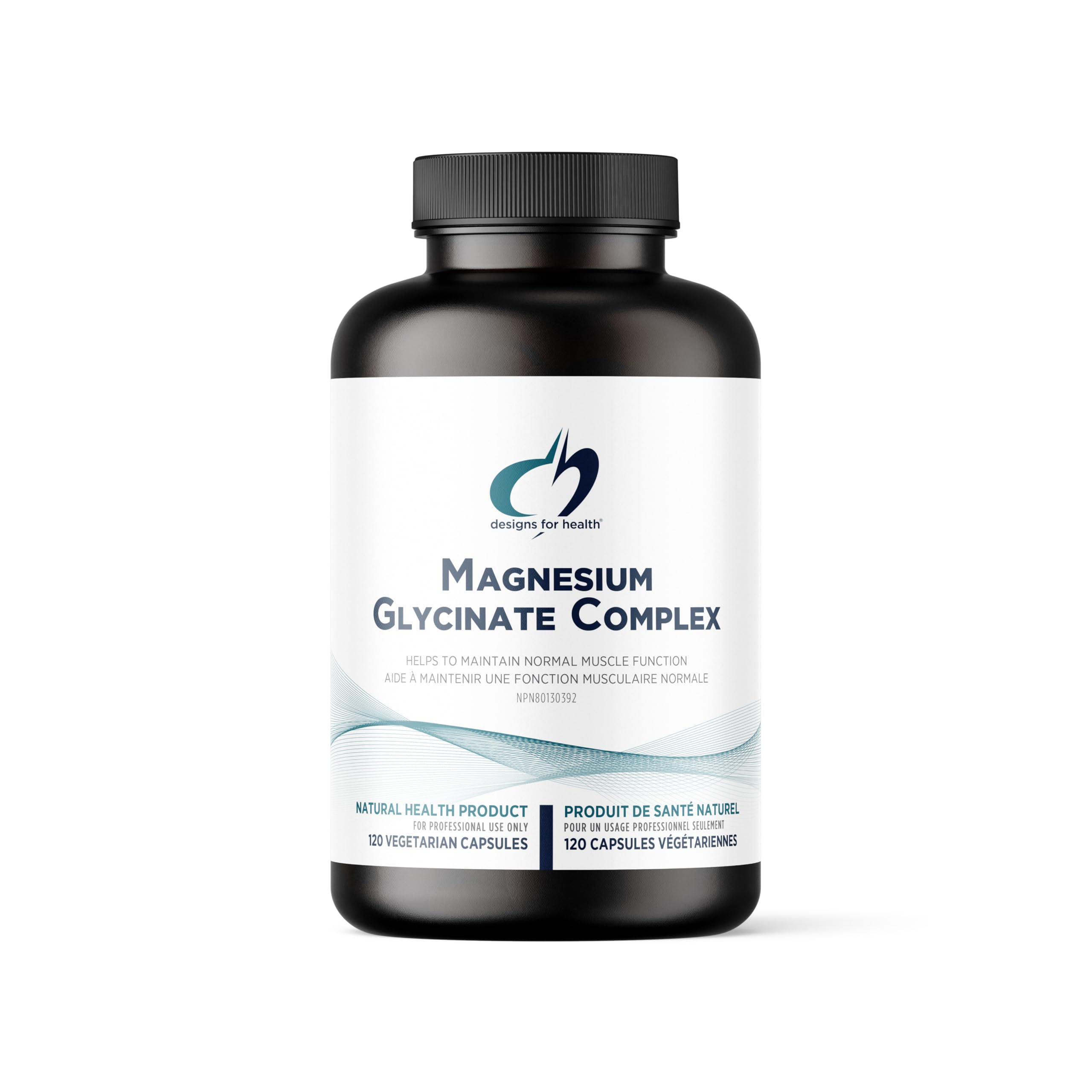 Designs for Health Magnesium Glycinate Complex - Chelated Magnesium Bisglycinate + High Absorption Magnesium Oxide for Heart Health, Immune Support & Bone Strength - Vegan (120 Capsules) 🍁 All In One Marketplace Canada