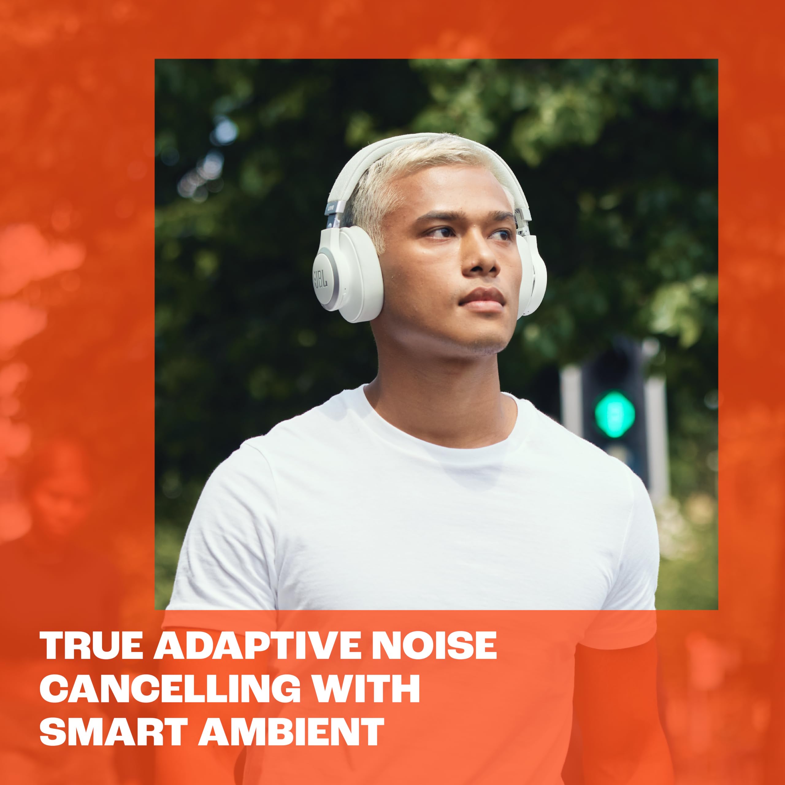 JBL Live 770NC - Wireless Over-Ear Headphones with True Adaptive Noise Cancelling with Smart Ambient, Up to 65 Hours of Battery Life, Comfort-fit Fabric Headband & Carrying Pouch (Black) 🍁 All In One Marketplace Canada