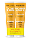Marc Anthony Coconut Oil & Shea Butter Shampoo & Conditioner – Biotin & Keratin - Sulfate Free, Color Safe, Anti Frizz Hair Shampoo & Conditioner Gift Set for Dry Damaged Hair 🍁 All In One Marketplace Canada