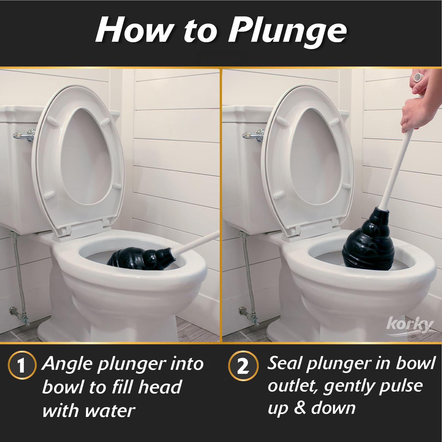 Korky BeehiveMAX Heavy Duty Toilet Plunger - Seals All Bowl Shapes – Powerful Clog Removal 🍁 All In One Marketplace Canada