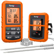 TempPro TP20 500FT Wireless Digital Thermometer with Dual Temperature Probe, Digital Cooking Food Thermometer Wireless for Smoker BBQ Grill Thermometer Beef Steak Turkey Thermometer 🍁 All In One Marketplace Canada