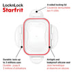 Starfrit LocknLock Plastic Pantry Container with Wheels - 406oz/12L - Airtight - 4-Sided Locking Flip-Top Lid 🍁 All In One Marketplace Canada