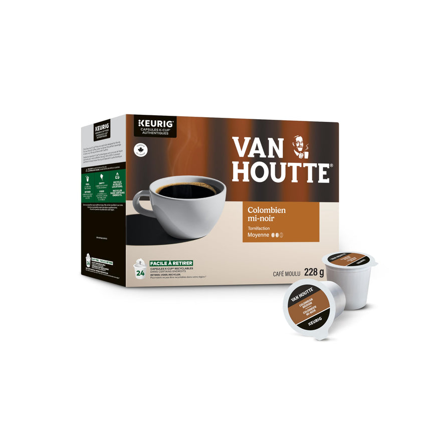 Van Houtte Colombian Medium K-Cup Coffee Pods, 24 Count For Keurig Coffee Makers 🍁 All In One Marketplace Canada