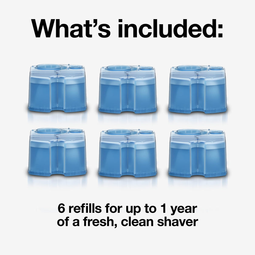 Braun Clean & Renew Cartridges, Beard Trimmer for Men Cleaning Cleaning Solution Refills, 6 Pack 🍁 All In One Marketplace Canada