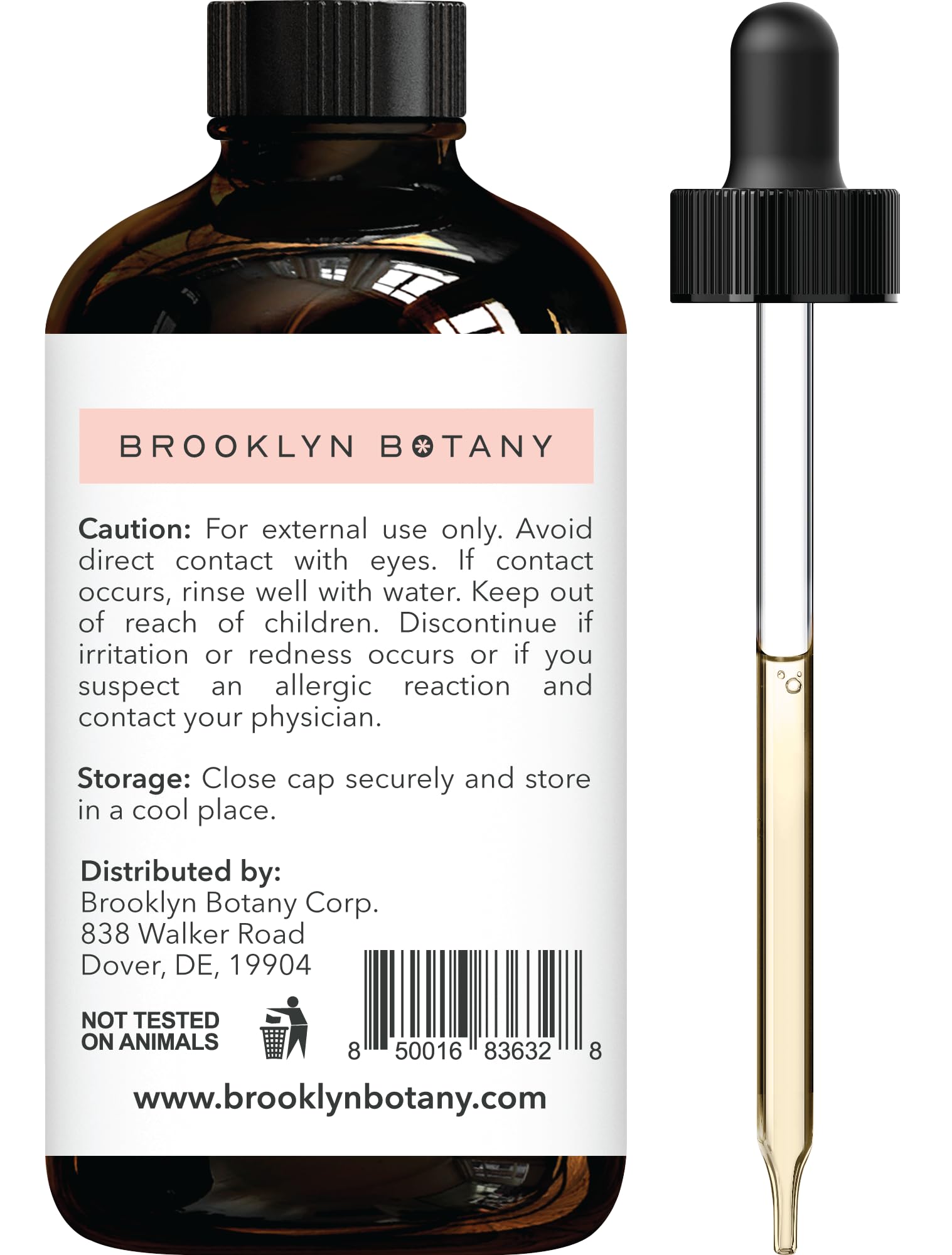 Brooklyn Botany Peppermint Essential Oil - Huge 118 ml - 100% Pure and Natural - Premium Grade with Dropper - for Aromatherapy and Diffuser 🍁 All In One Marketplace Canada