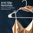 Utopia Home Plastic Hangers, 30 Pack, Clothes Hangers with Shoulder Grooves, Durable Space Saving Coat Hanger for Shirts, Pants, Skirts, Jackets, Blouses, Dresses and Everyday Wardrobe Use (White) 🍁 All In One Marketplace Canada