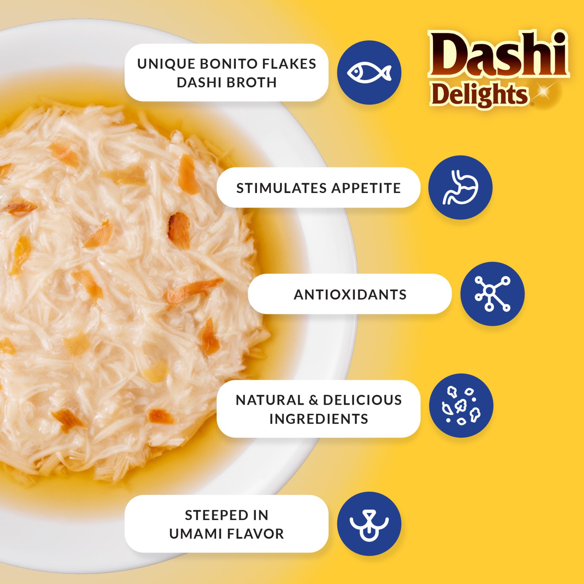 INABA Dashi Delights for Cats, 70 gram Cup, 12 Cups Total, Chicken Variety 🍁 All In One Marketplace Canada