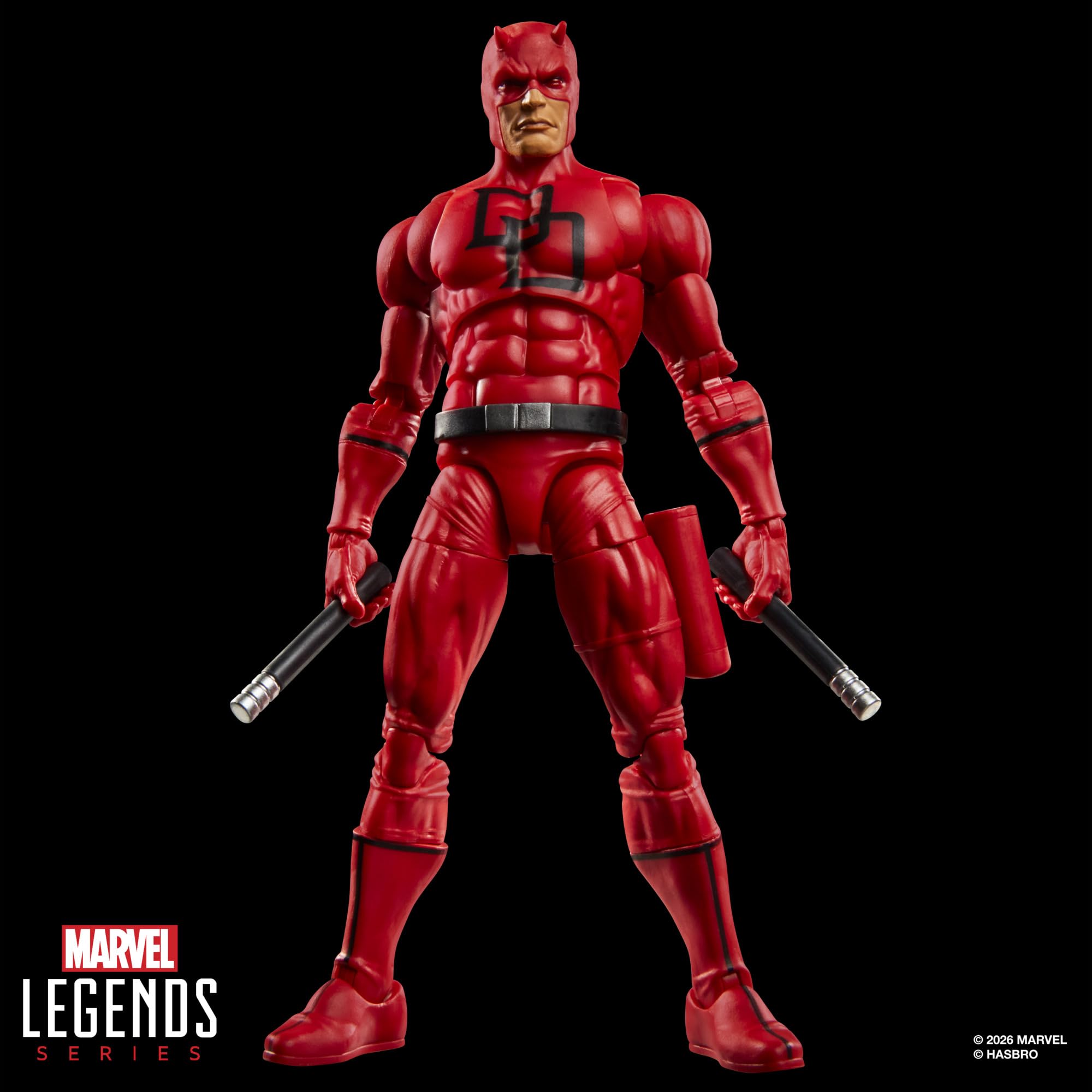 Marvel Legends Series Secret Wars Daredevil, Retro Marvel Comics Collectible 6 Inch Action Figure with Lenticular Shield 🍁 All In One Marketplace Canada