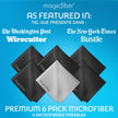 MagicFiber Microfiber Cleaning Cloths 6 Pack 6x7”- Premium Eye Glasses Cleaner for Lens and Screens I Scratch-Free Streak-Free Lint Free 🍁 All In One Marketplace Canada
