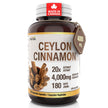 Herba Ceylon Cinnamon Capsules 4000mg - 180 Vegetable Capsules | Powerful 20:1 Extract from Sri Lanka | Equivalent to 4,000mg Dry Ceylon Cinnamon Powder | Made in Canada 🍁 All In One Marketplace Canada