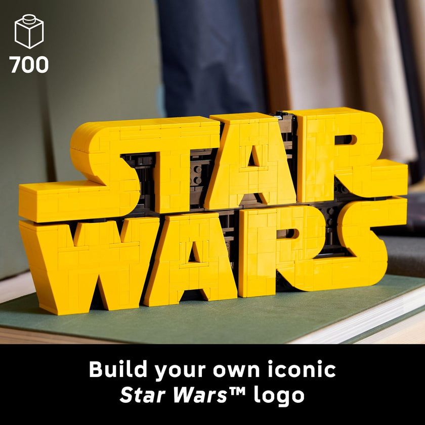 LEGO Star Wars Brick-Built Star Wars Logo - Building Blocks for Adults 18+ - Star Wars Gift Idea for Birthdays - Collectible DIY Model Kit - Home Decor Idea for Fans of The Movie Series - 75407 🍁 All In One Marketplace Canada