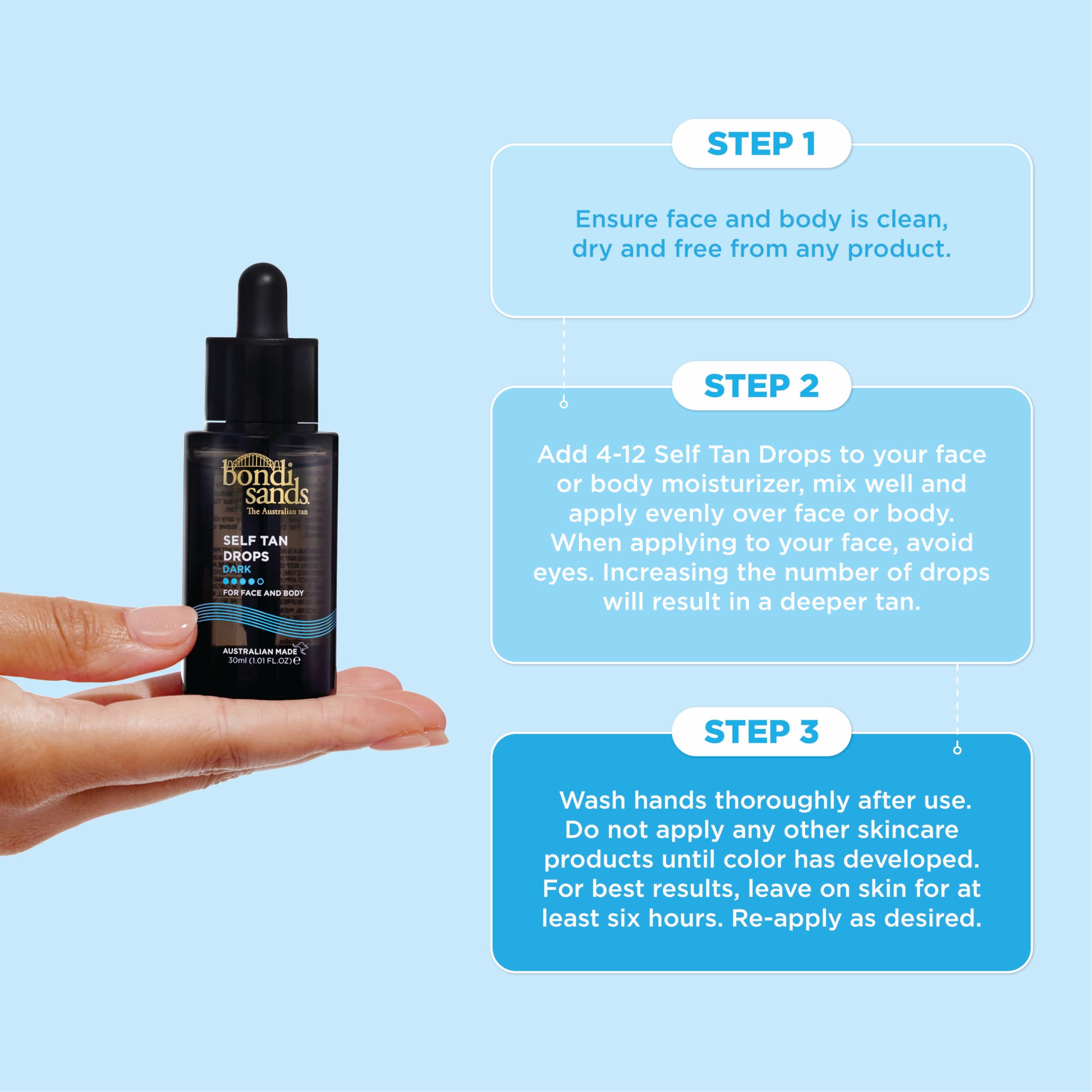 Bondi Sands Self Tan Drops - Dark 30ml (30mL) 🍁 All In One Marketplace Canada