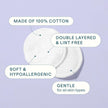 Cliganic Premium 100% Cotton Makeup Remover Pads 540 Count, (Pack of 6) 🍁 All In One Marketplace Canada
