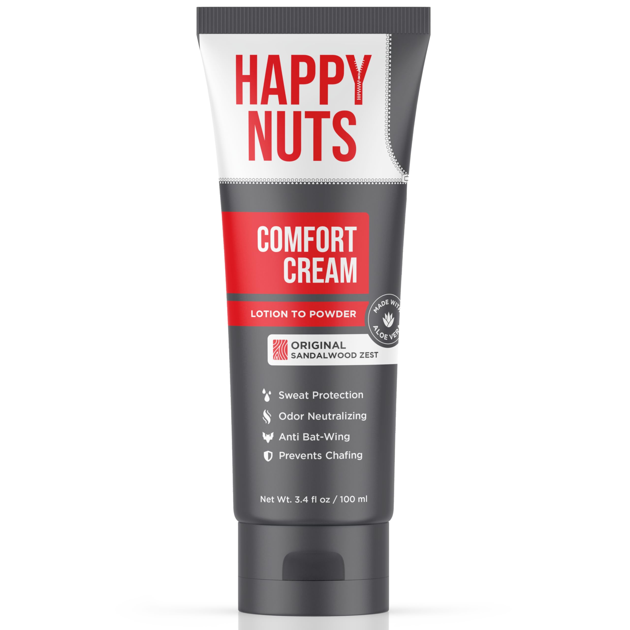Happy Nuts Comfort Cream Deodorant For Men: Anti-Chafing Sweat Defense, Odor Control, Aluminum-Free Mens Deodorant & Hygiene Products for Men's Private Parts 🍁 All In One Marketplace Canada