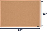 Quartet Natural Cork Bulletin Board, 35