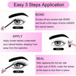 Lash Extension Kit 20D+40D Clusters With Bond and Seal - Waterproof DIY Eyelash Extension Set With Tweezers (Set 20D/40D-0.07D-9-16Mix) 🍁 All In One Marketplace Canada