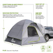 Napier Backroadz SUV Tent | 10' x 10' Vehicle Camping Tent | Fits All CUVs, SUVs, and Minivans | Sleeps 5 | Spacious, Durable, Easy Set-up | Gray/Green | Model 19100 🍁 All In One Marketplace Canada