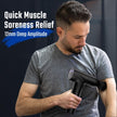 cotsoco Massage Gun Deep Tissue, Muscle Massage Gun with 9 Attachment Heads 20 Speeds & Silent Brushless Motor Cordless, Handheld Percussion Back Massager Gun for Athletes, Mothers Day Gifts for Mom Dad Women Men (Black) 🍁 All In One Marketplace Canada
