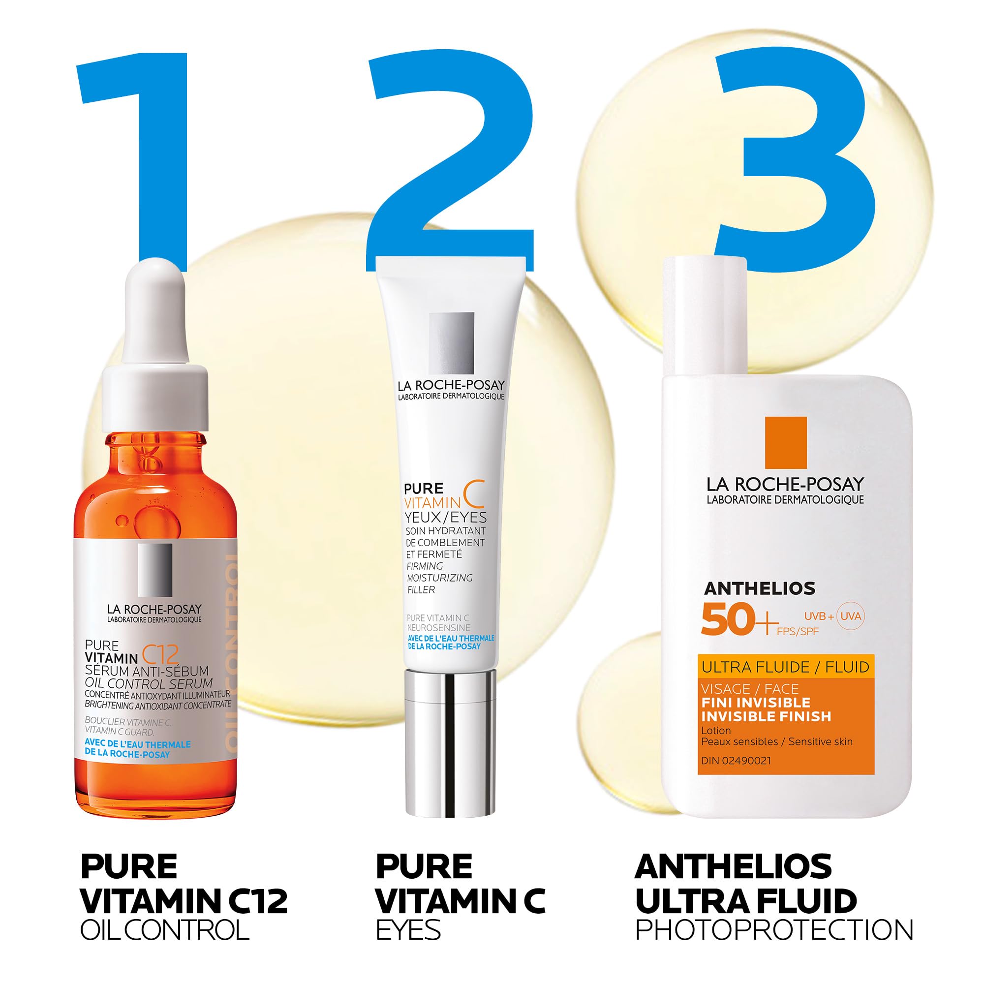 La Roche Posay Vitamin C Face Serum with Salicylic Acid, 12% Pure Vitamin C Serum for Oil Control & Brightening. Boost Skin Radiance and Correct Oiliness. Suitable for Oily Skin, 30mL 🍁 All In One Marketplace Canada