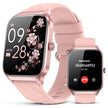 Smart Watch for Women Men - Answer/Make Call, Fitness Tracker Smartwatch for Android iPhone Compatible, Sleep Female Cycle, 120+ Sports Modes Step Counter (Classic, Pink, 1.83) 🍁 All In One Marketplace Canada