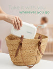 Momcozy 7 in 1 Travel Bottle Cleaning Kit - Baby Bottle Cleaner Set with Silicone Brush, Nipple Brush, Straw Brush, Soap Dispenser, Drying Rack - Home and Travel Bottle Cleaning Tools for Infants 🍁 All In One Marketplace Canada