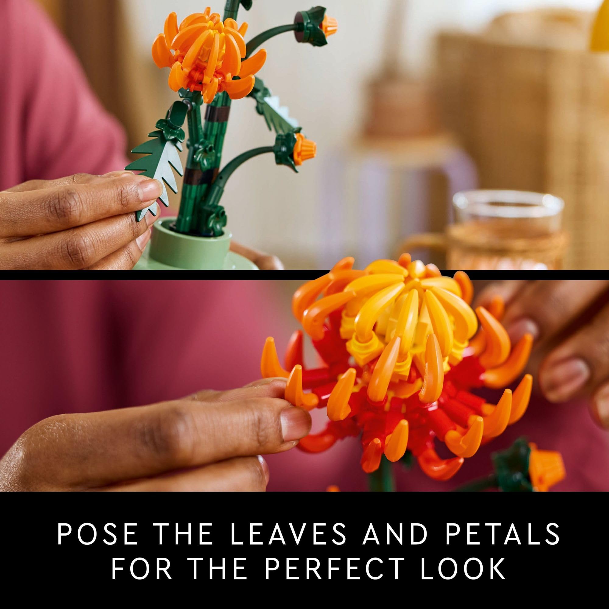 LEGO Botanicals Chrysanthemum Building Set for Adults Ages 18+ - Artificial Flower for Dinner Table Centerpieces & Decoration - Gift for Graduation - 10368 🍁 All In One Marketplace Canada